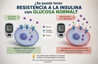 ¿Se puede tener resistencia a la insulina con glucosa normal?