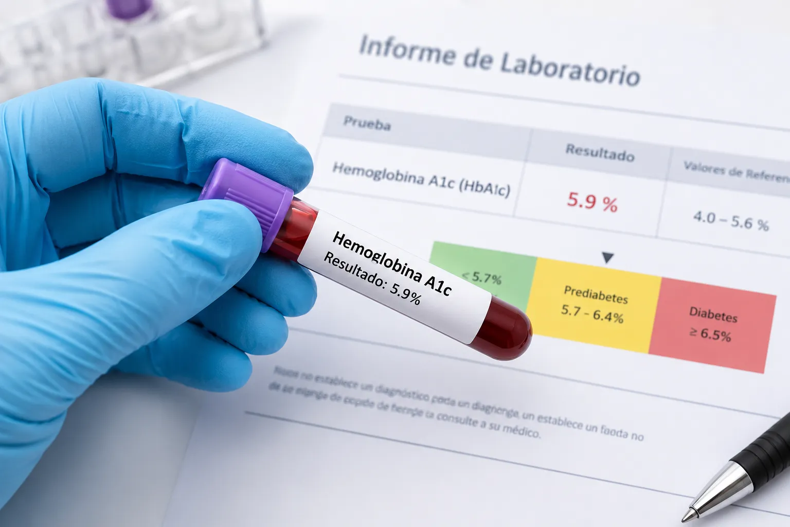 Hemoglobina A1c de 5.9%: ¿debo preocuparme?