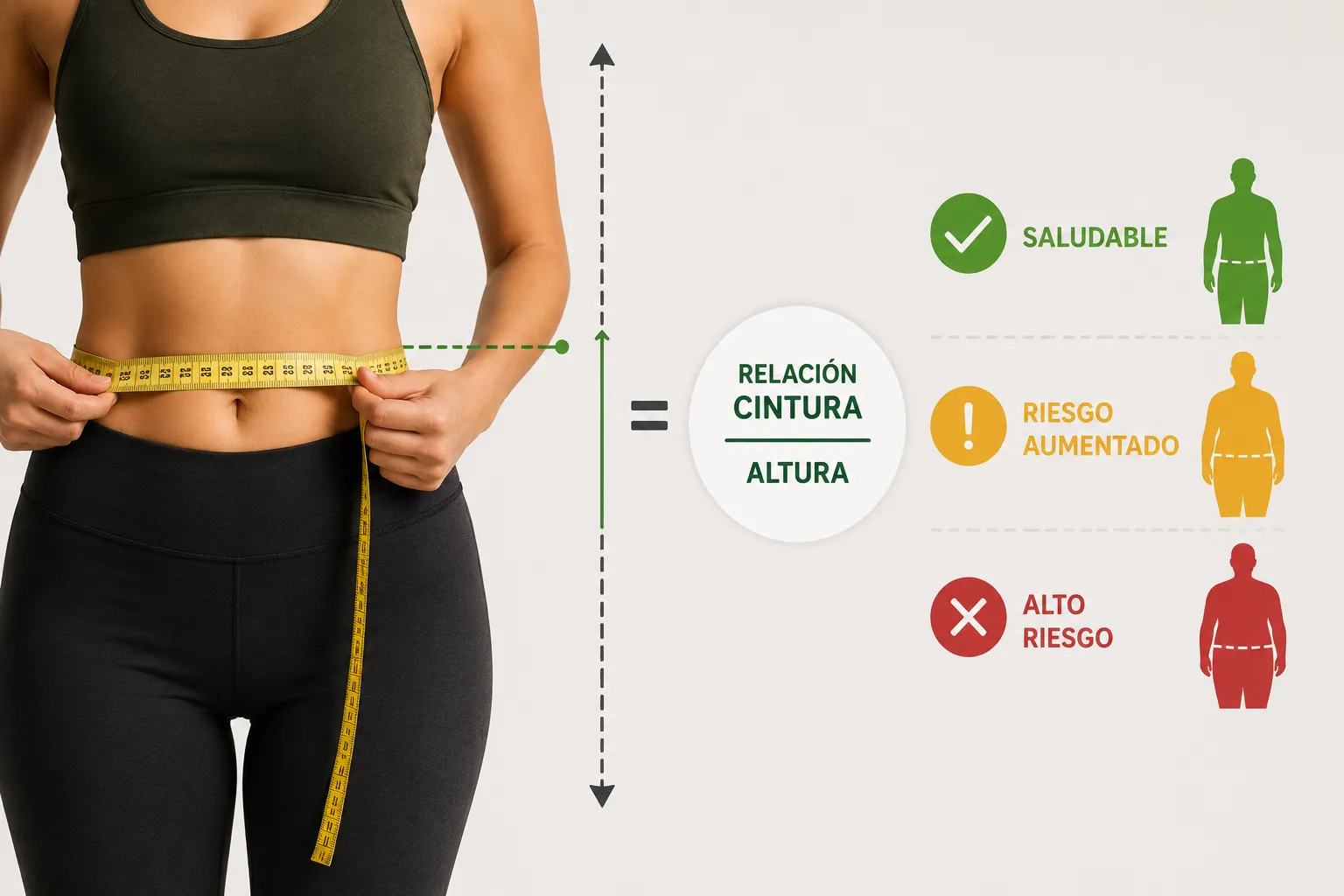 Relación cintura-altura: qué significa y cómo interpretarla