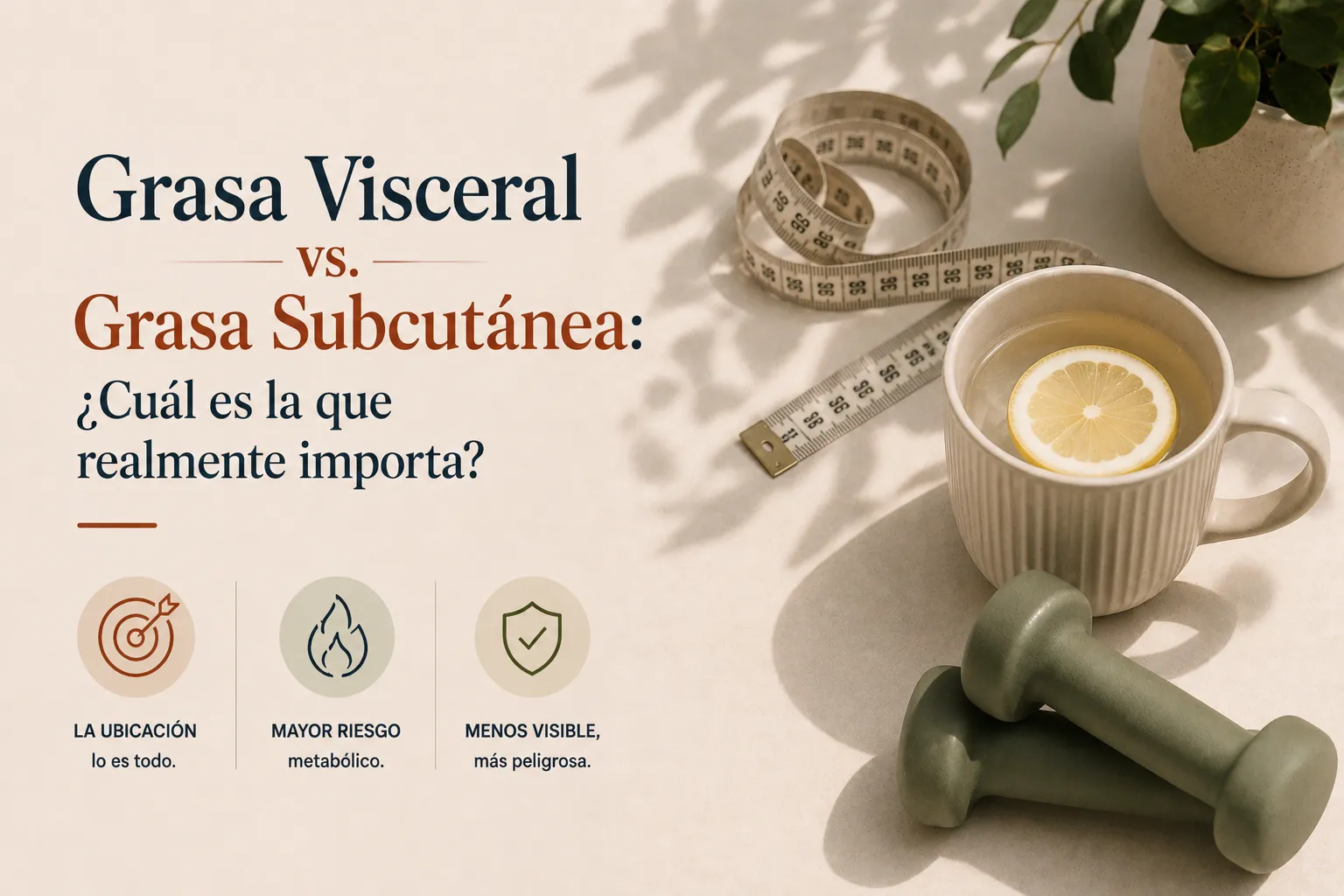 Grasa Visceral vs. Grasa Subcutánea: ¿Cuál es la que realmente importa?