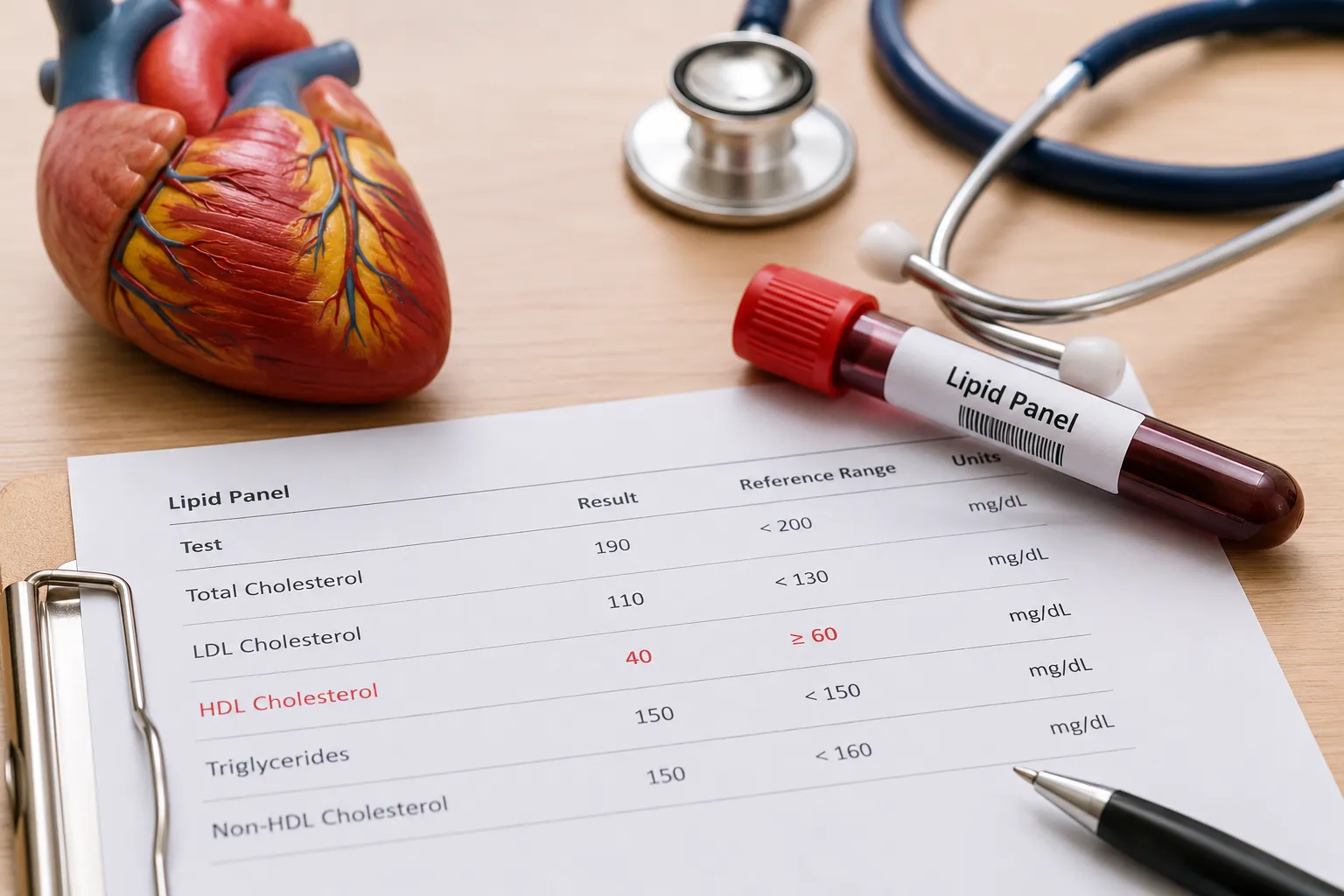 Tengo un HDL de 40 mg/dL: qué significa este resultado