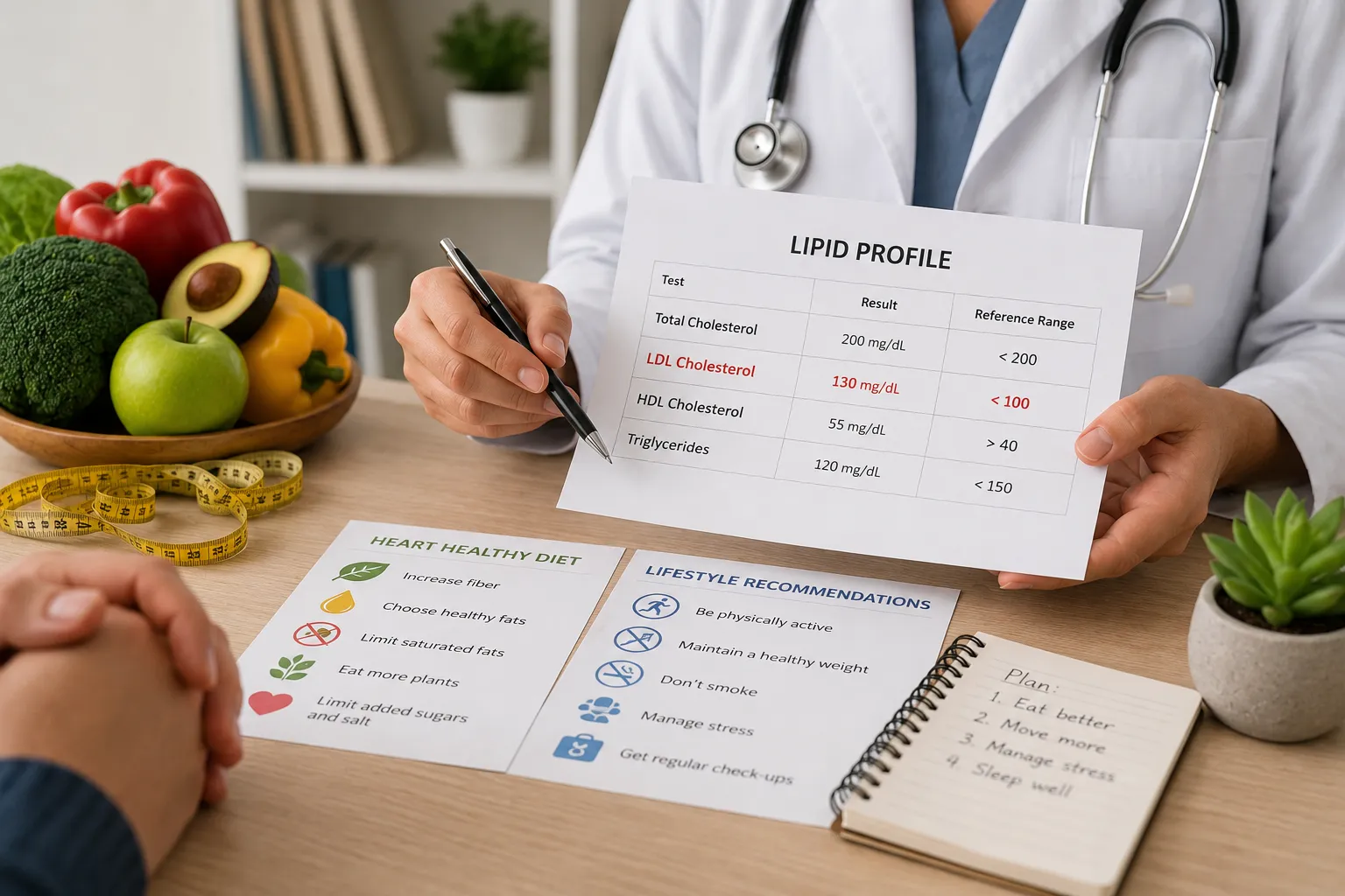 Tengo un LDL de 130 mg/dL: qué significa y qué hacer ahora