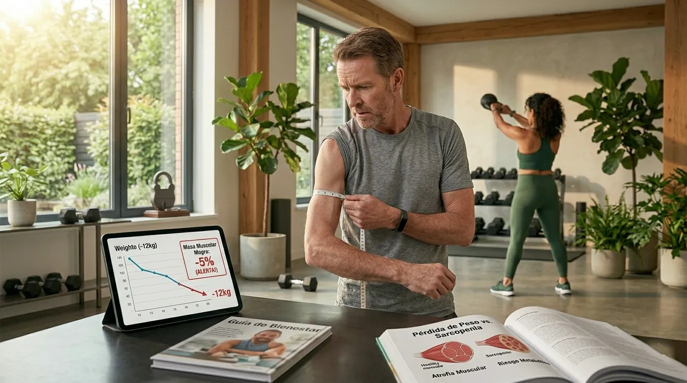 Pérdida de peso vs. Sarcopenia: El riesgo de perder músculo al buscar delgadez