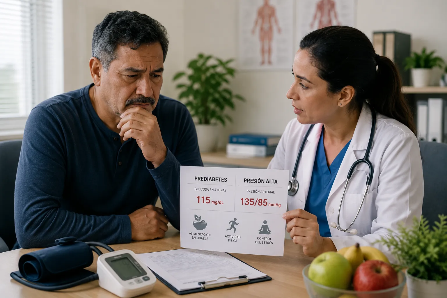 Prediabetes y presión alta: por qué aparecen juntas y cómo combatirlas