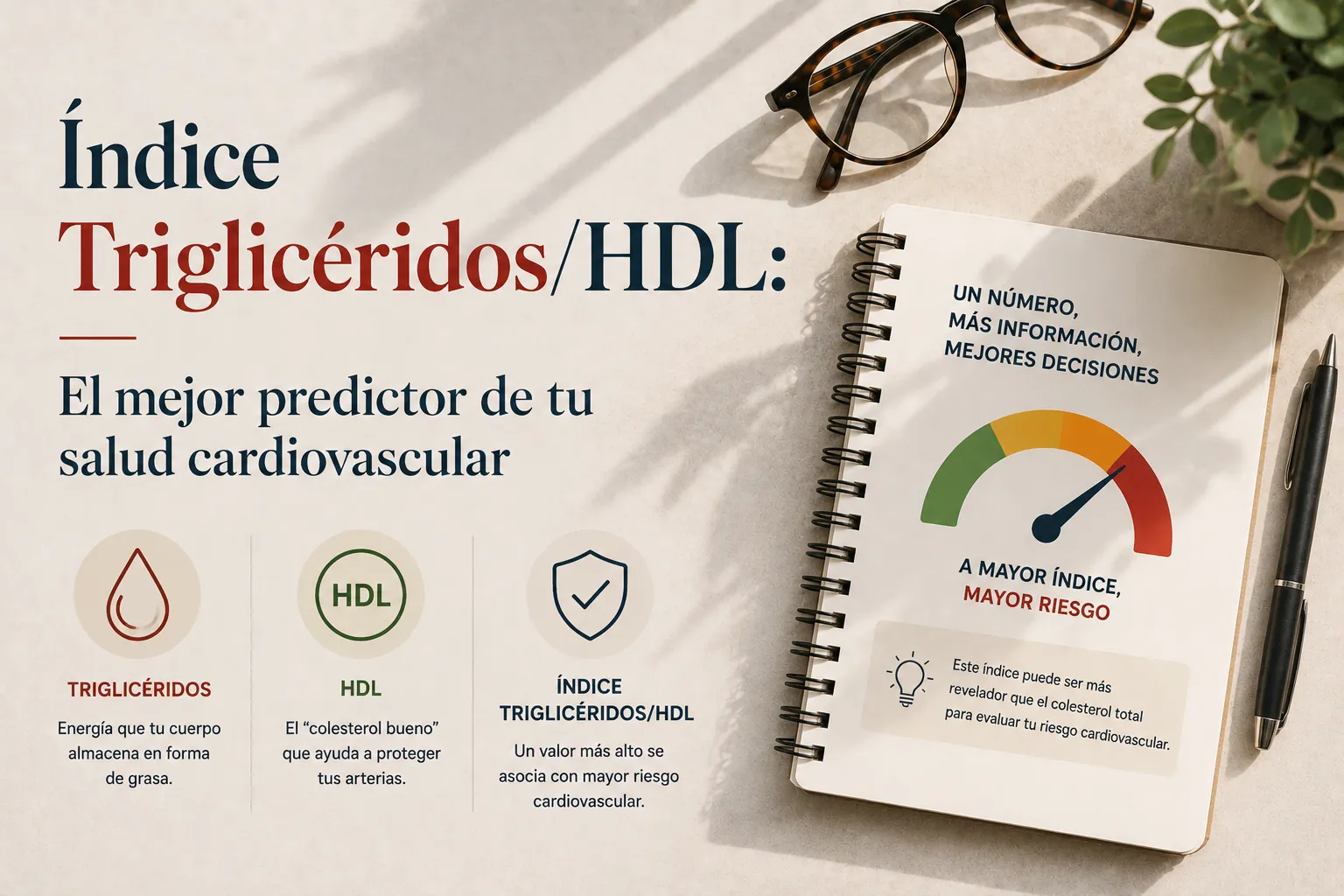 Índice Triglicéridos/HDL: El mejor predictor de tu salud cardiovascular