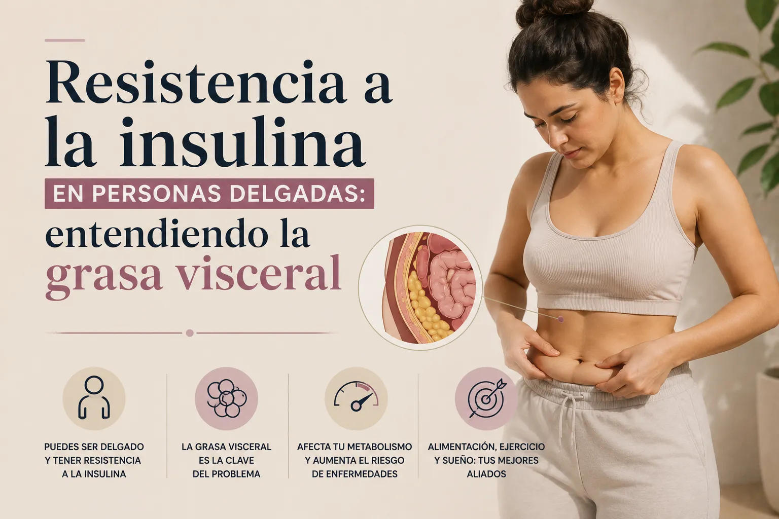 Resistencia a la insulina en personas delgadas: entendiendo la grasa visceral