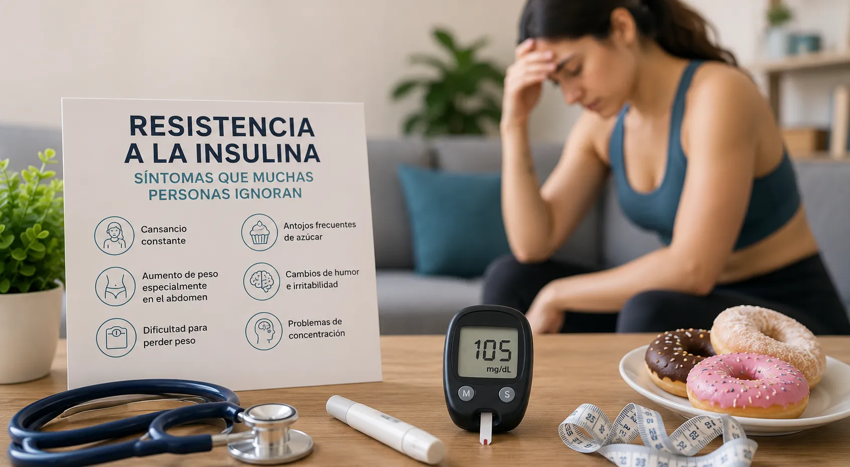 Resistencia a la insulina: síntomas que muchas personas ignoran
